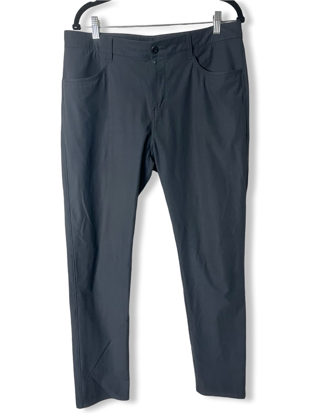 Vuori‎ Men’s Performance Pant Flat Front Slate Blue Charcoal Cargo Size 34